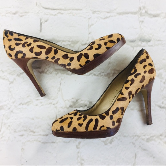 Steve Madden Shoes - Steve Madden Rummble Calf Hair Leopard Print Heels